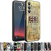 HQUSZPT Phone Case Compatiable for Samsung Galaxy S25 Ultra 5G,Slim Shockproof Protective Cover for Man Women Girl Boy Children,Christian Faith Jesus