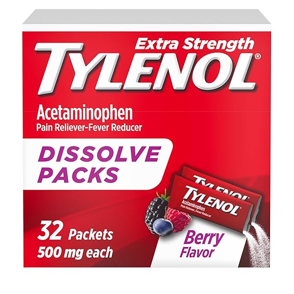 TYLENOL EXTRA STRENGTH DISSOLVE POWDER PACKS, 500 MG...