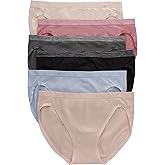Hanes Women's Seamless Underwear Pack, Comfort Flex Fit Bikini Boyshort or Thong Panties, 6-Pack