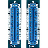 yddmyo (2pcs) for 2x12 Position Terminal Block Distribution Module Breakout Board for AC DC 15 Amp Blue