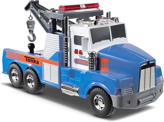 Tonka Mighty Motorized Tow Truck Toy Vehicle Toys & Games