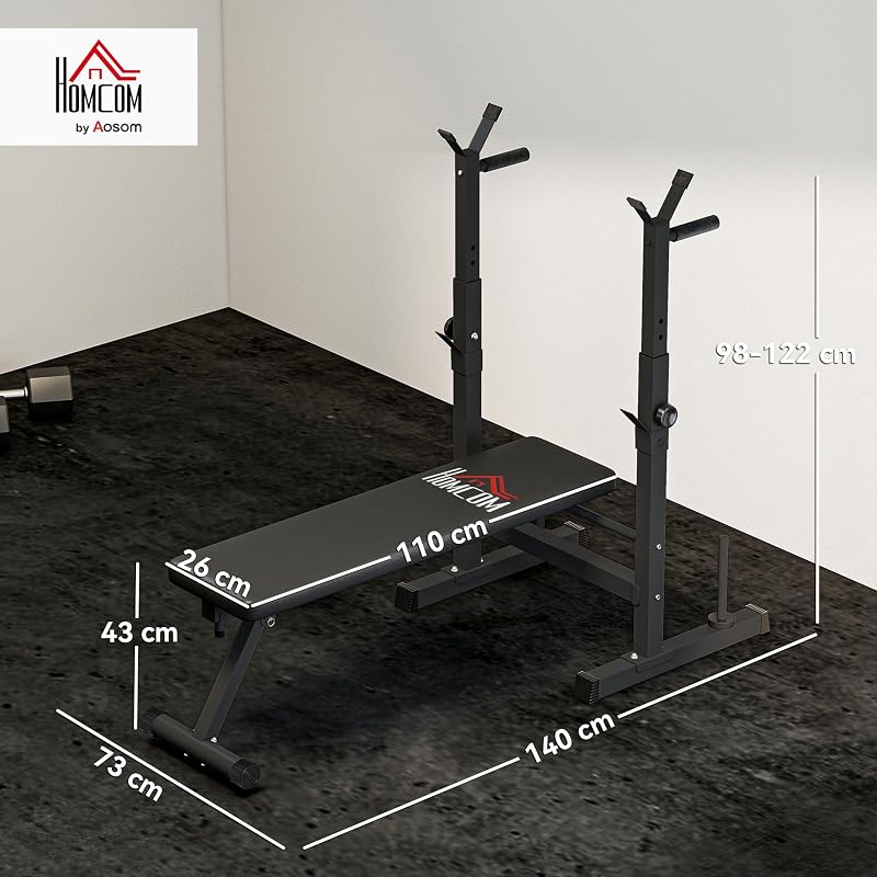 Supino de supino multifuncional de peso dobrável 220 kg