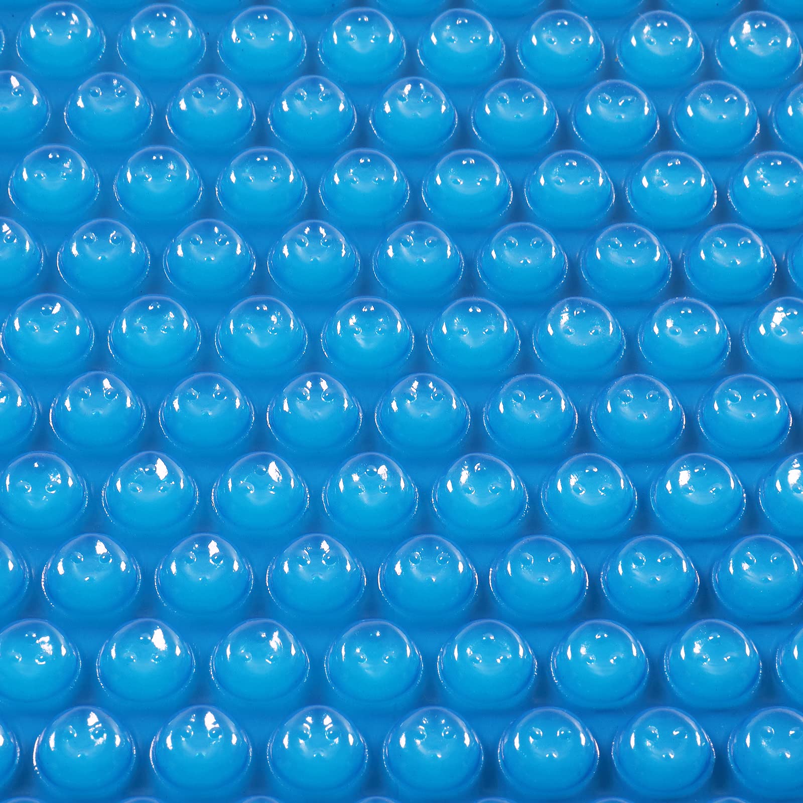 VINGLI 12Mil Solar Pool Heater 12FT Round Solar Blanket-Heavy Duty Solar Pool Cover for Above Ground Pool-Solar Heater for Inground Pool, Blue (12') Image