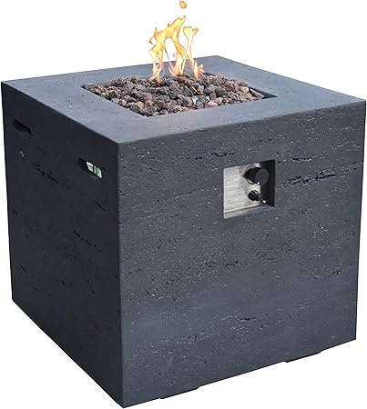 Amazon Com Modeno Ellington Outdoor Fire Pit Propane Table 27