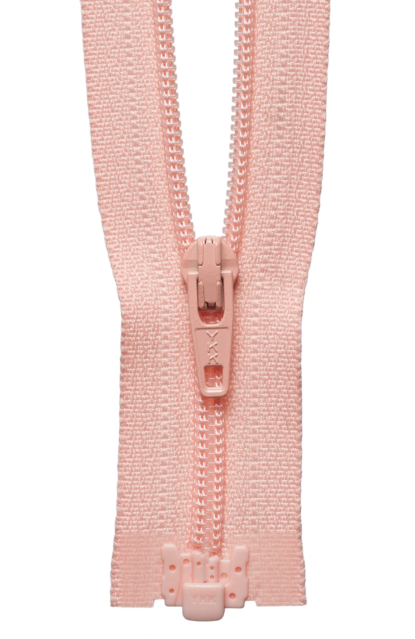 YKK Peach Light-Weight Open End Zip - 41Cm