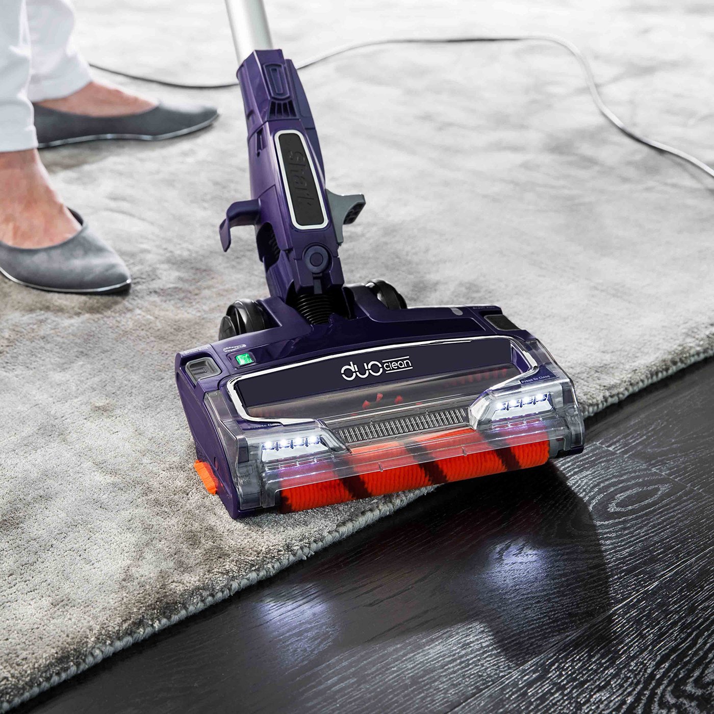 Shark Corded Stick Vacuum Cleaner [HV390UK] Lightweight, Purple Buy