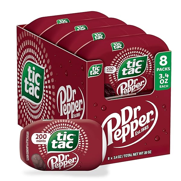 TIC TAC DR PEPPER, POCKET-SIZED MINTS, DR PEPPER...