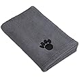 Bone Dry Pet Drying Collection Embroidered Terry Microfiber Towel