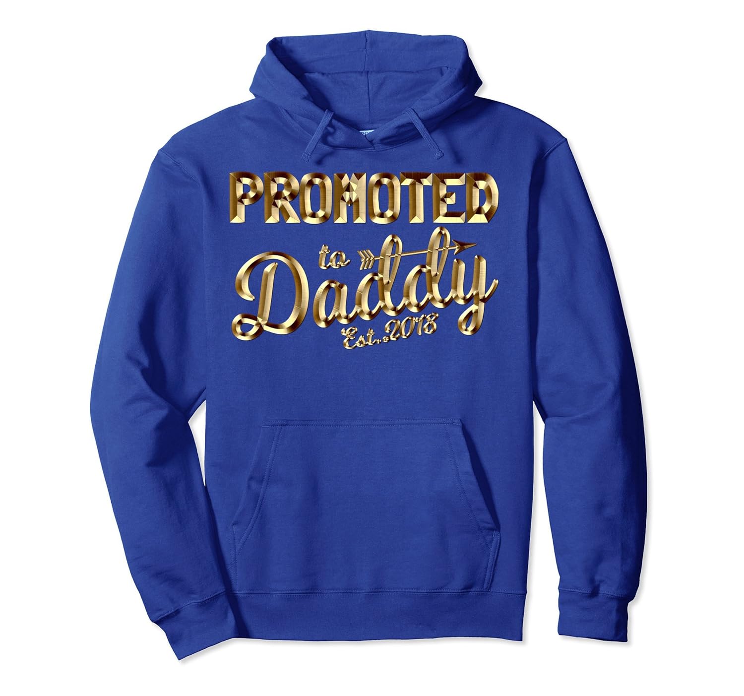 Promoted To Daddy Est. 2018 Hoodie Best Gender Reveal Gift-anz