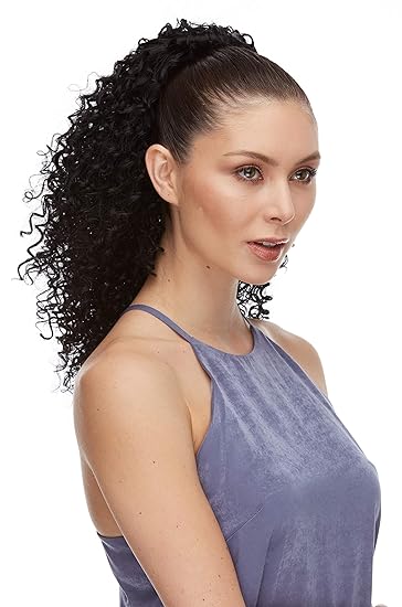 Amazon Com Vast Ponytail Color 1b Off Black Sepia Wigs 20
