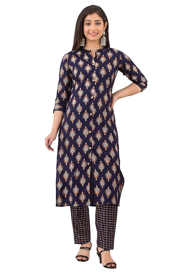 Attire4ever Women kurta pant set: Amazon.in: Clothing & Accessories