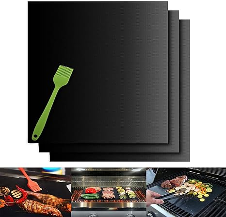 Amazon Co Jp バーベキューグリルマット バーベキューグリルマット 非粘着scydaoバーベキューメッシュマット グリル のための再利用可能なバーベキューマット 木炭 ガス 電気グリル15 75 3個 ホーム キッチン