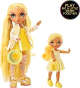 Rainbow High Littles Daisy Madison 14 cm Posable Doll Yellow P purse Pet view 4