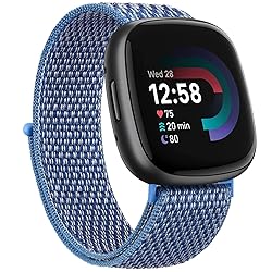 Vancle Nylon Bands for Fitbit Versa 4 Bands/Fitbit