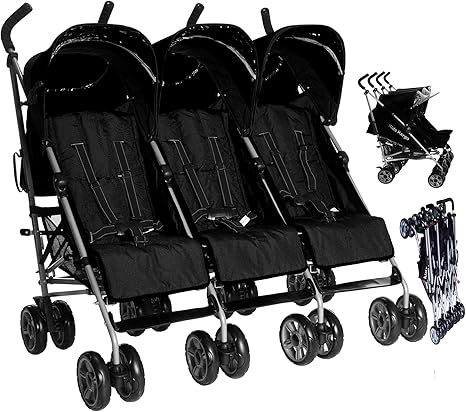 triple stroller rain cover