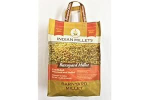 SHASTHA FOODS Shastha Barnyard Millet - 10 Lbs (Pack of 1) - Processed, Unpolished and Hulled