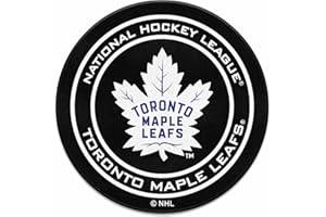 FANMATS - 10283 NHL Toronto Maple Leafs Nylon Face Hockey Puck Rug 27" diameter