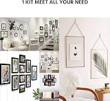 StayUnique1 260 PC Heavy Duty Picture Hooks Set Rustproof Saw Tooth D-Ring Nails view 5