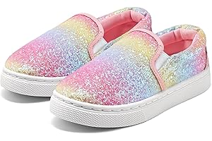 K KomForme Kids Shoes Toddlers Canvas Sneakers Slip on Walking Tennis Shoes for Boys Girls(Toddler/Little Kids/Big Kids)