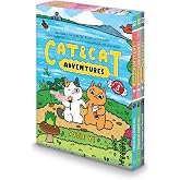 Cat &amp; Cat Adventures #1-3: A Graphic Novel 3-Book Box Set: The Quest for Snacks, The Goblet of Infinity, Journey Into Unibear City
