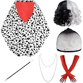 Women's Halloween Cosplay Costume Cape with Accessory Set for Themed Parties Dress Up