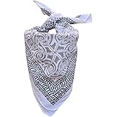 100% Cotton Bandana for Women and Men - Hand Block Cotton Bandana For Women - Perfect Thanksgiving & Christmas Gift