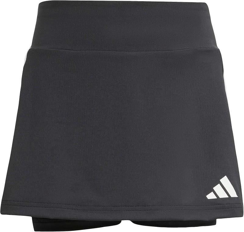 Fille Train Essentials 3-Stripes Skorts Dress, Black/White, 9-10 Years — photo 1 sur 7