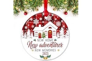 Fastpeace New Home Ornament 2025 – Housewarming Gift for New Homeowners, Couples, or Family – Unique Keepsake Decoration for First House or New Home Christmas Ornament 2025