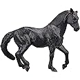MOJO Andalusian Black Realistic Equestrian Horse Club Hand Painted Toy Figurine
