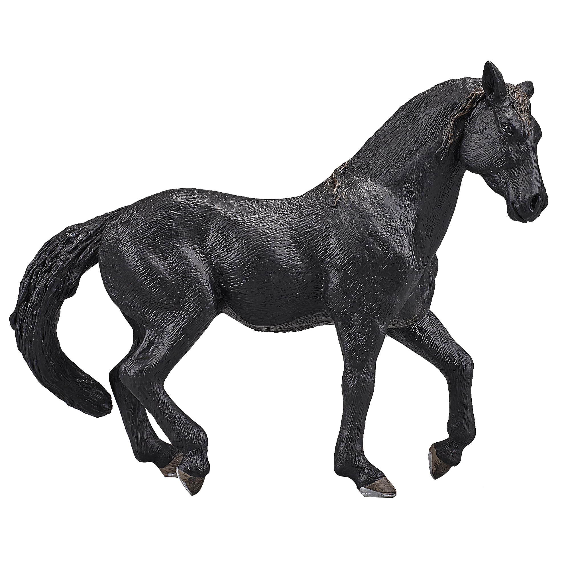 MOJO Andalusian Stallion Black Horse Farm Animal Model Toy Figure