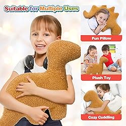 Aiideals Large Dino Nugget Pillow, Dinosaur Chicken