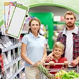 Thboxes 3 Pack Magnetic Fridge Shopping List Pad 180 Sheets 21x9cm With Pen Loop view 7