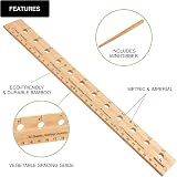 Deerstone Bamboo Seed Planting Ruler & Mini Dibber Set 12 Inch Vegetable view 8