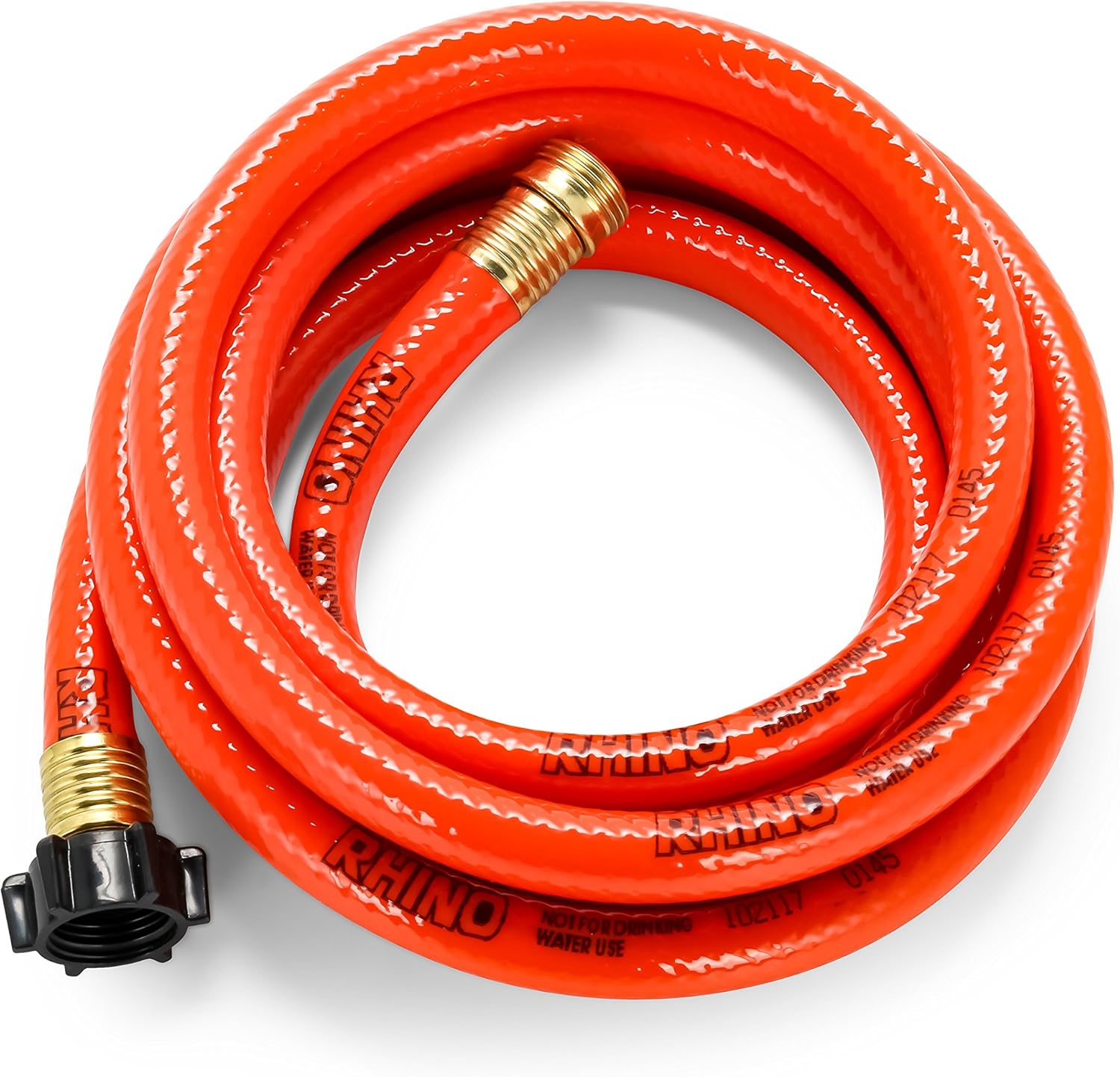 Camco 22999 Orange RhinoFLEX Gray Clean System with Hose and Jet Rinser Cap-Ideal for Flushing Black, Grey Water or Tote Tanks 5/8" Inside Diameter: Automotive