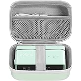 POLONO Genuine Label Printer Case for P31S & L1-A Label Makers, Hard Carry Case for Portable Sticker Printer, Green