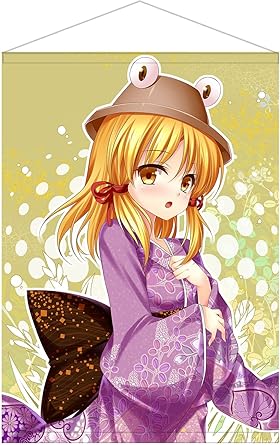 Amazon 魁屋 同人 東方project 河城にとり B2タペストリー 正月 新年 花火祭 お祭り 浴衣 和服 着物 B2 500 706mm アニメ 萌えグッズ 通販