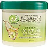 TCB Naturals Hair Scalp Conditioner 10 oz. Jar 3Pack with Free Nail File B004KEQREU, A, 30 Ounce, (Pack of 3)