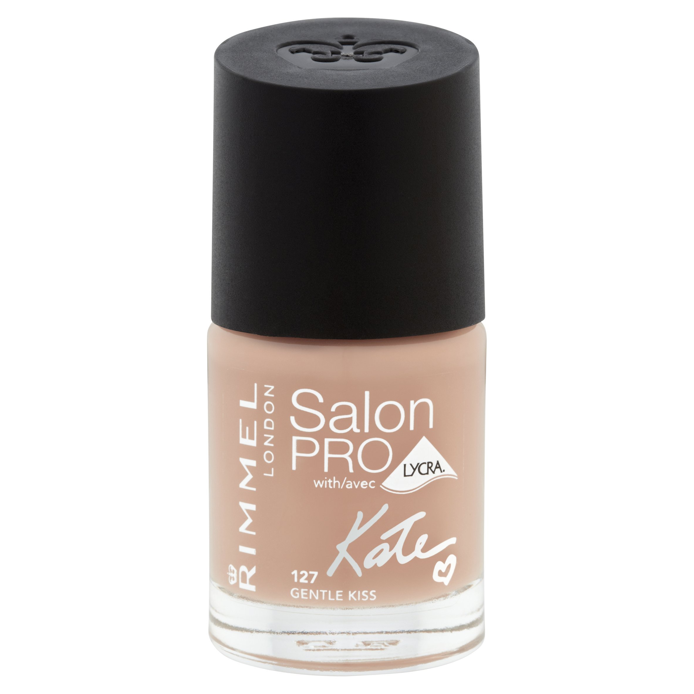 Rimmel London Salon Pro Nail Polish Shade Number 127, Nude Collection Gentle Kiss