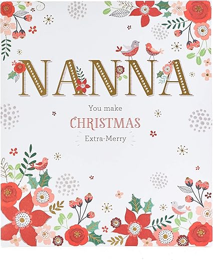 Idee Regalo Di Natale Per Nonna.Biglietto Di Natale Per La Nonna Con Graziosi Uccellini Idea Regalo Per La Nonna Amazon It Cancelleria E Prodotti Per Ufficio