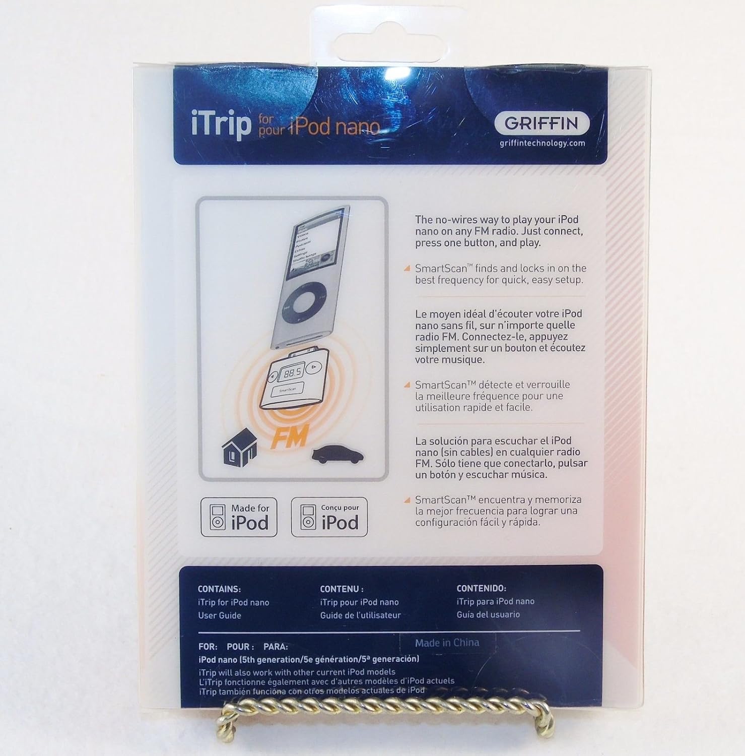 Griffin iTrip Wireless FM Transmitter for iPod, iPod Nano, or iPhone.:  Amazon.co.uk: Electronics