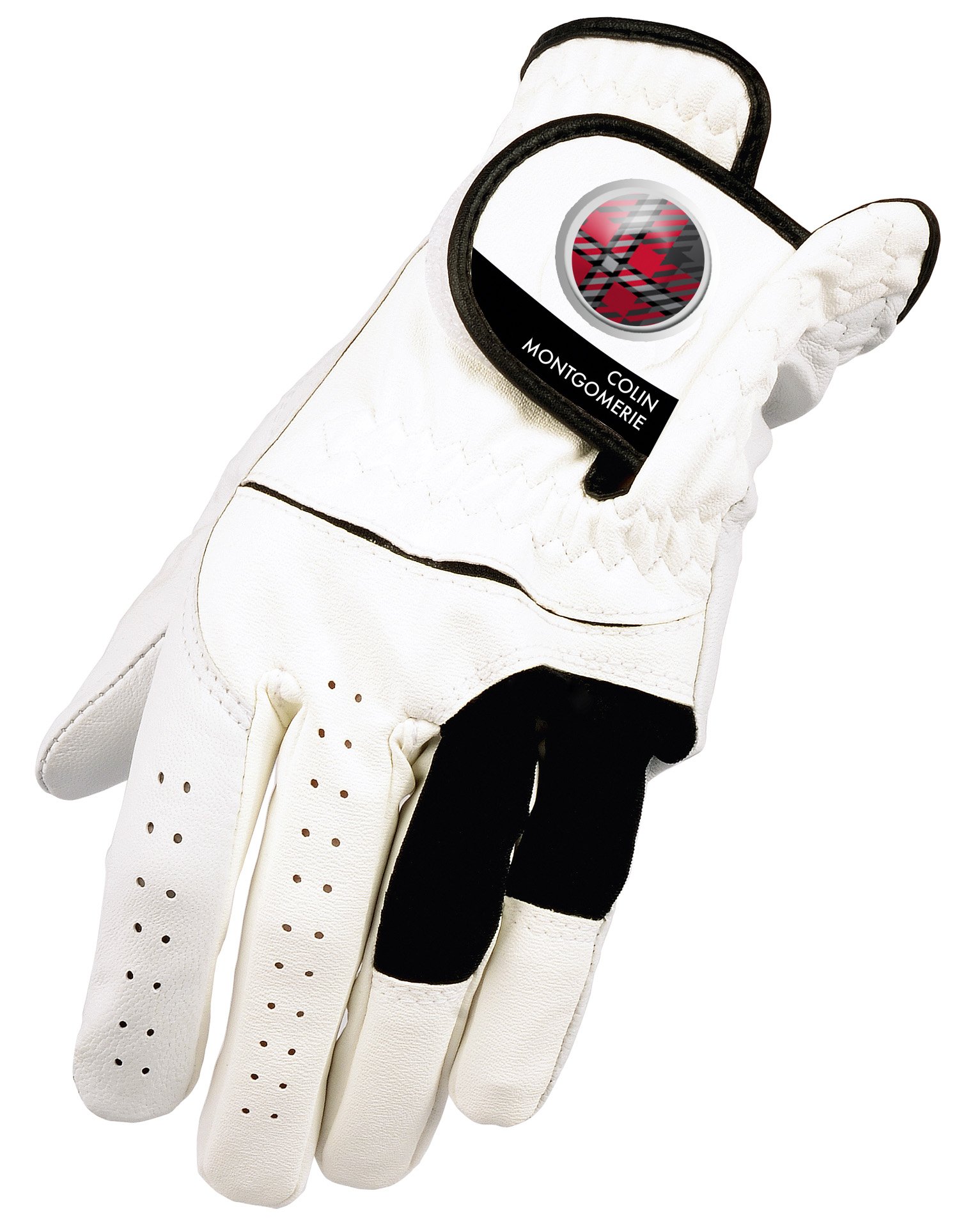Longridge Colin Montgomerie Men's Pro Feel Glove - White, X-Large