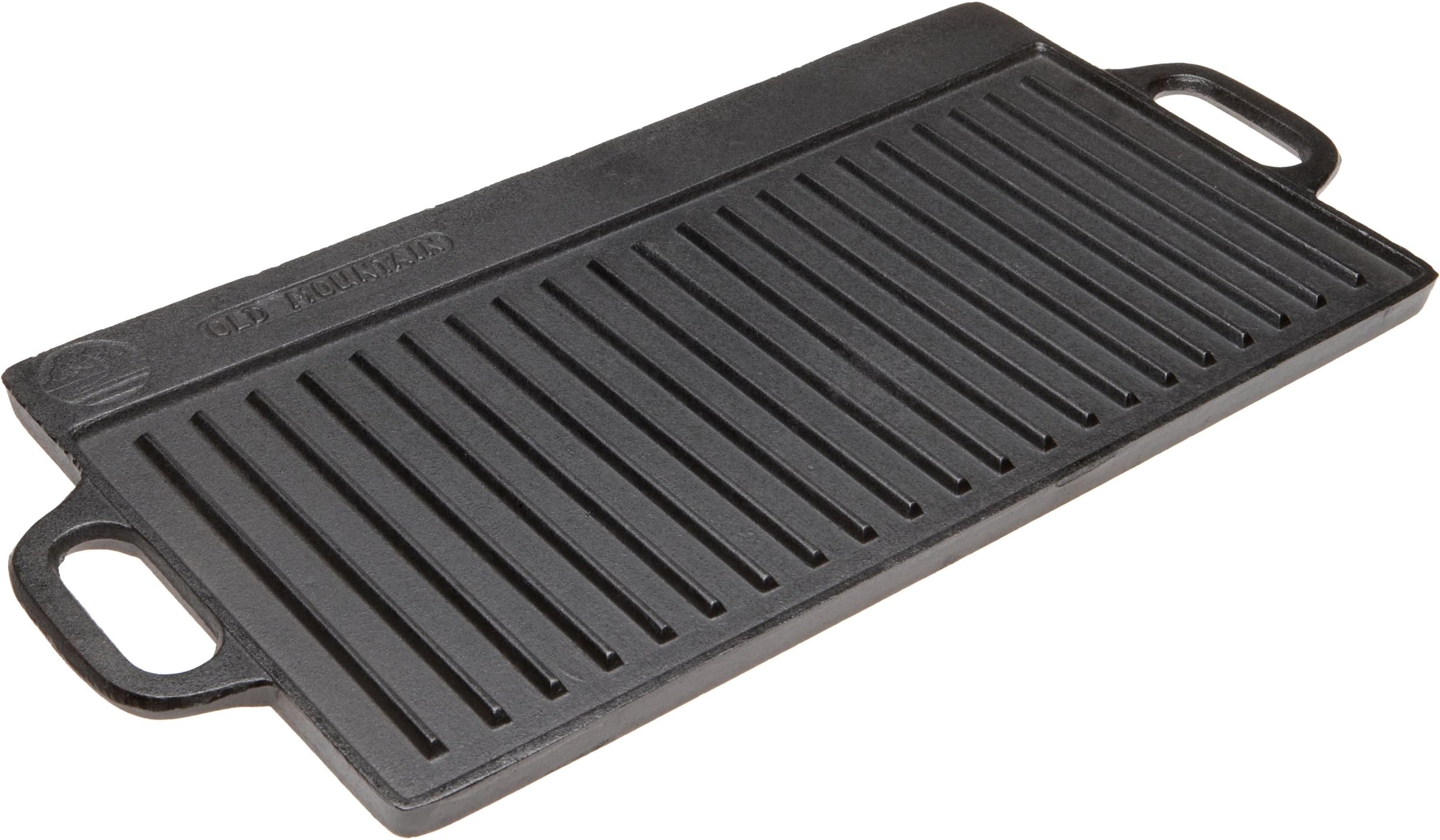 Old MountainPre Seasoned 10119 Two Burner Reversible Grill/Griddle, 20 Inch