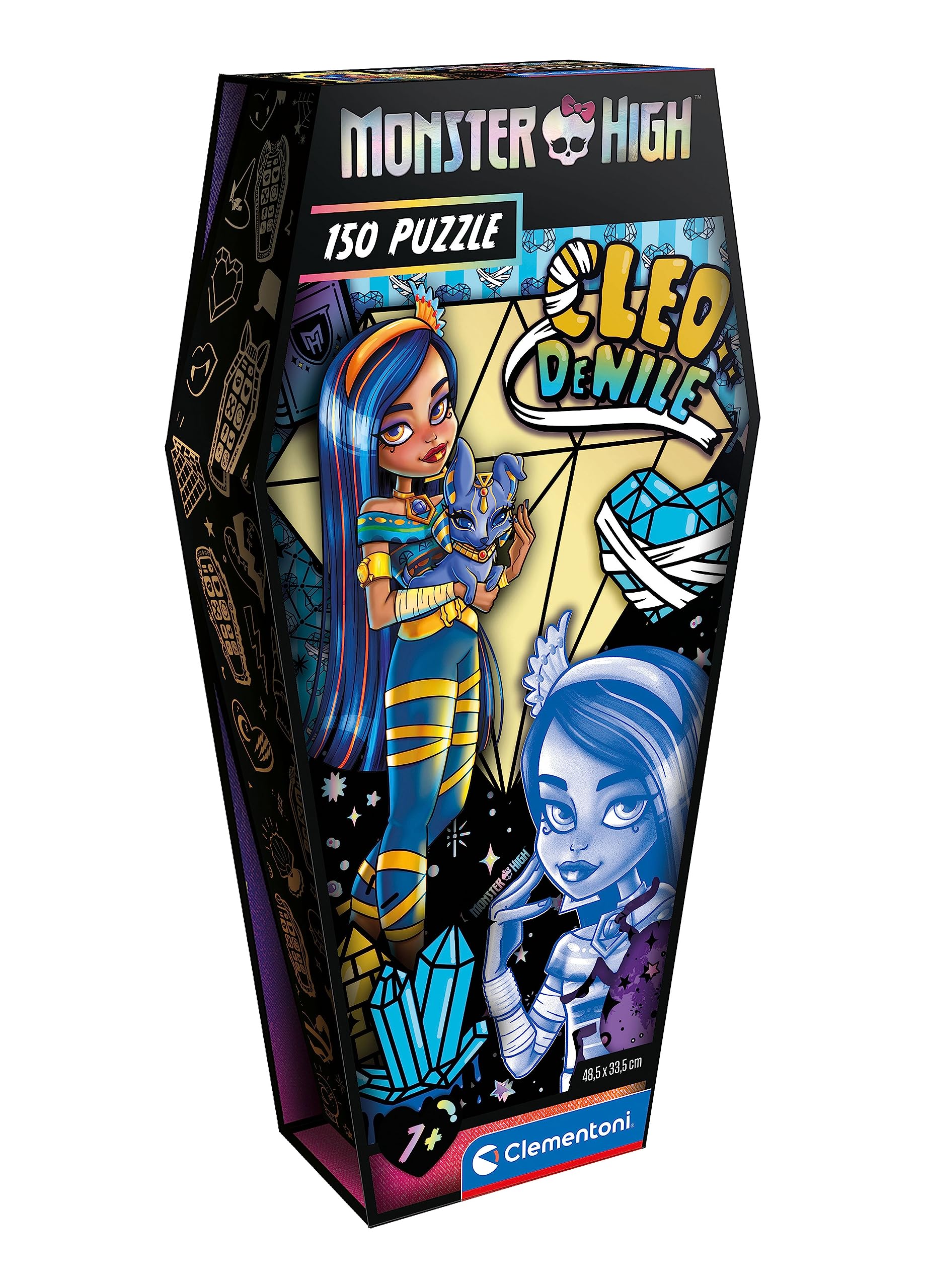 Clementoni - 28186 - Puzzle Monster High Cleo Denile - 150 Pieces, Jigsaw Puzzle For Kids Age 7, Puzzle Cartoon, Made In Italy
