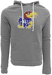Blue 84 Men's Kansas Jayhawks Tri-Blend Hoodie