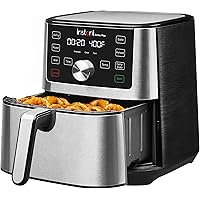 Instant Vortex 4-in-1 Air Fryer, 6 Quart Black, 4 Customizable Smart Cooking Programs, Digital Touchscreen, Large Non…