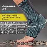 POWERLIX Ankle Support Brace 2 Pack Blue M Men Women Kids view 4