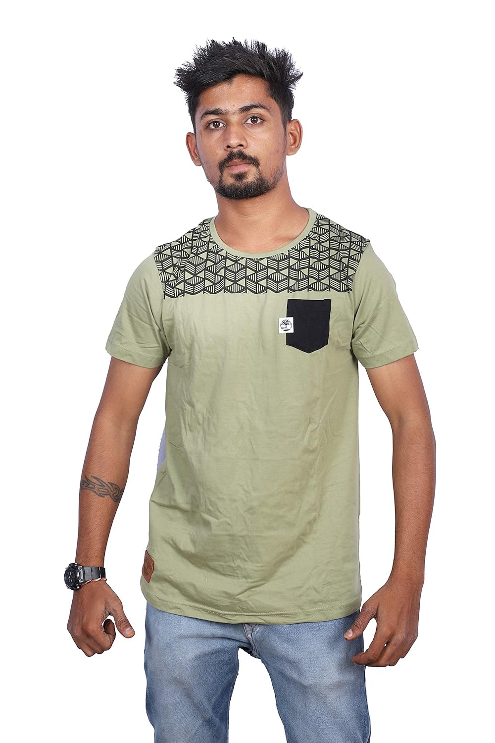Buy Krs Light Green T Shirt For Men At Amazon In