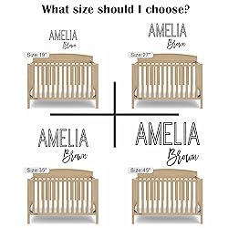 First and Middle Name Signs for Nursery Wooden Name