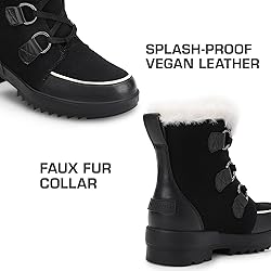 DREAM PAIRS Ankle Winter Boots for Women Snow Boots