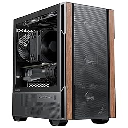 Okinos Genuine Walnut Wood Micro ATX Case, MATX PC